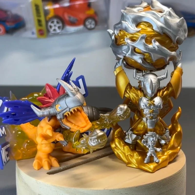 Caja Sorpresa Original Kayou Digimon Digital Monster ‌ Vol.1 Wargreymon Metalgreymon Angewomon Figuras de Acción Modelo Juguetes de Regalo