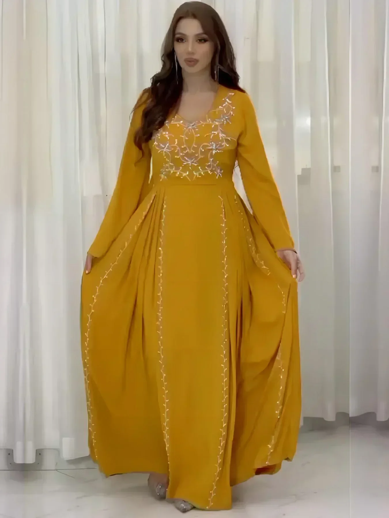 Eid Muslim Abaya for Women Carnival Party Dresses Jalabiya Ramadan Kaftan Islam Morocco Dubai Abayas Vestidos Arab Long Robe