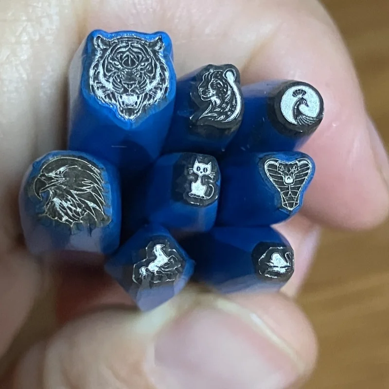 

Jewelry Stamps, Gold and Silver Bracelets, Rings, Engraving Dies, Animal Motif Jewelry Steel Stamps, Gold-Stamping Tools