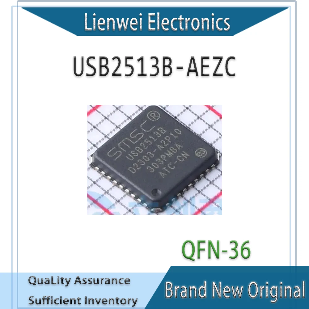 

100% New Original USB2513B USB2513B-AEZC IC Chipset QFN-36