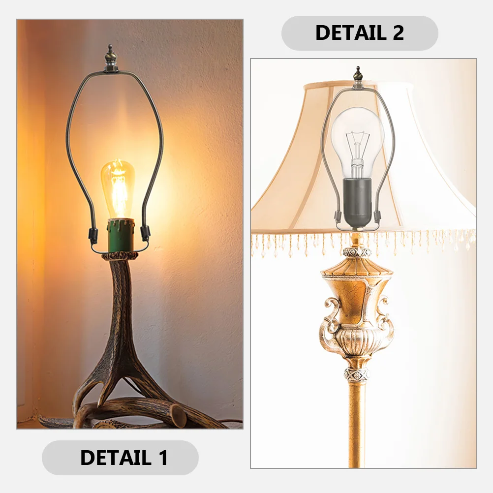 

2pcs Harp Shade Holder For Table Floor Lamp Metal Replacement Parts Lamp Repair Kit For Table Lamps Light Fixture Accessories
