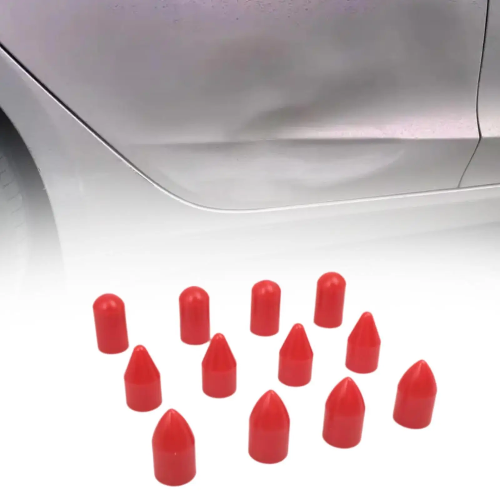 Zestaw narzędzi do naprawy wgnieceń karoserii samochodowej 12x, śruby M6, końcówki stożkowe do naprawy blachy metalowej, wgnieceń po gradobiciu, wgnieceń w drzwiach.