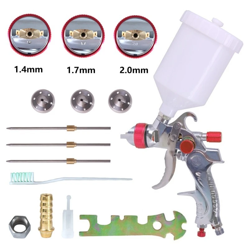 Pneumatic spraying machine Tools High atomization Automotive topcoat Sheet metal paint spray