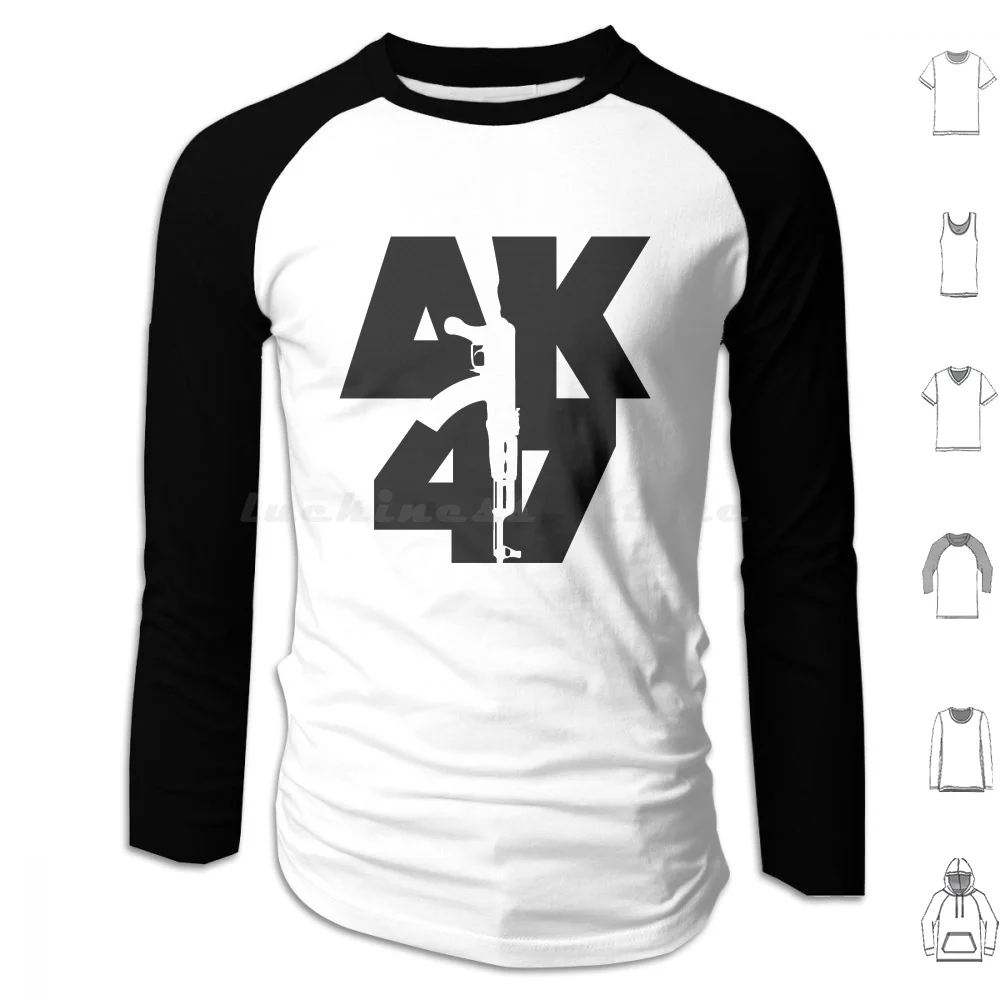 

Eternal Ak-47 ( Black Version ) Hoodie cotton Long Sleeve Ak47 Boyz King Lil G Eternal Westcoast Eternal Westcoast Gun Guns