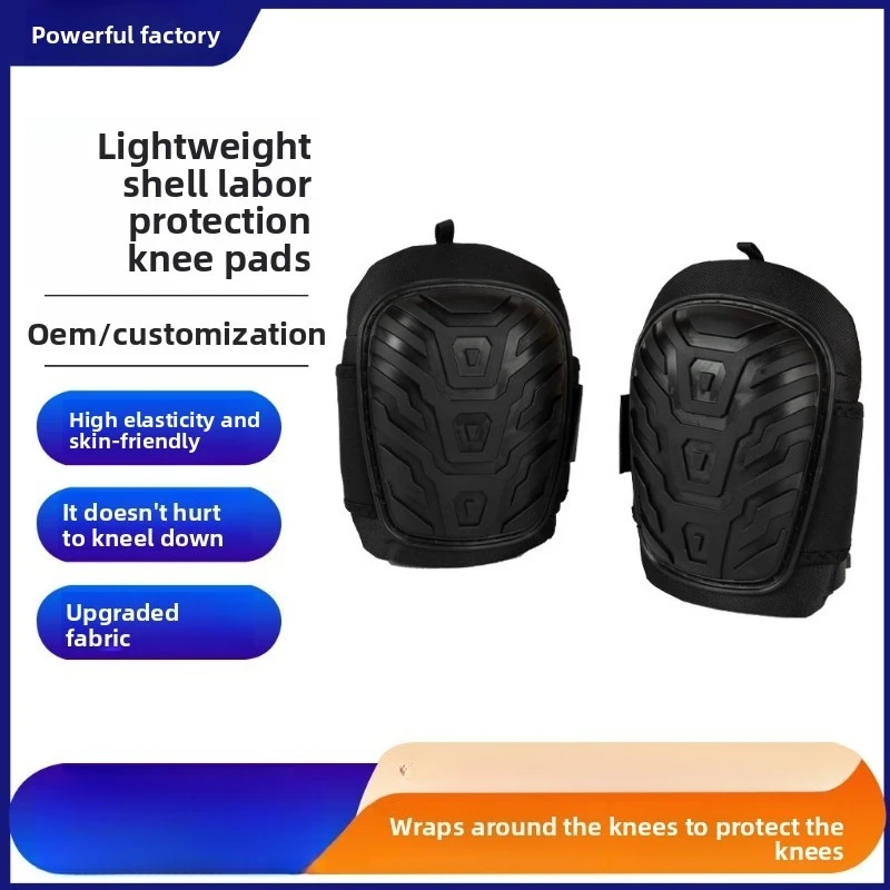 Best-Selling Work Knee Pads 23005 - Abrasion-Resistant, for Auto Repair, Tiling & Kneeling Tasks Wear-resistant Lightweight