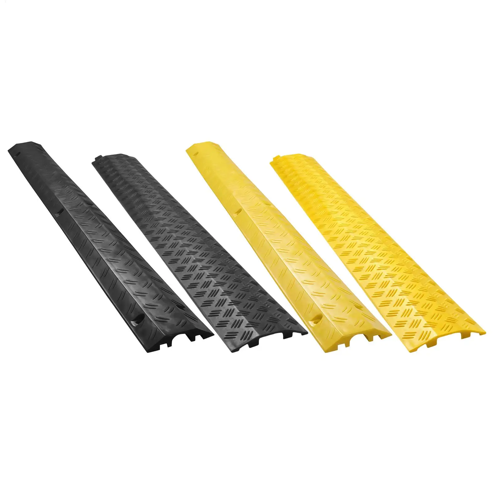 Hose Protector Ramp Indoor Power Lines Cover Protective Driveway Hose Cover for Outside Road Garage Sidewalk Asphalt Garden