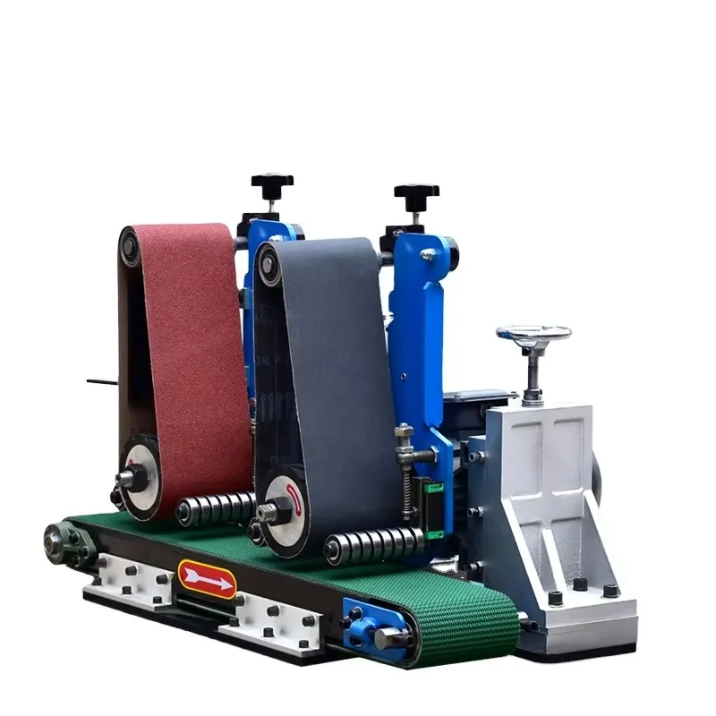 

Fully Automatic Small Flat Plate Polishing Machine with Motor and Gearbox Stainless Steel Wire Drawing Rust Removal Deburring
