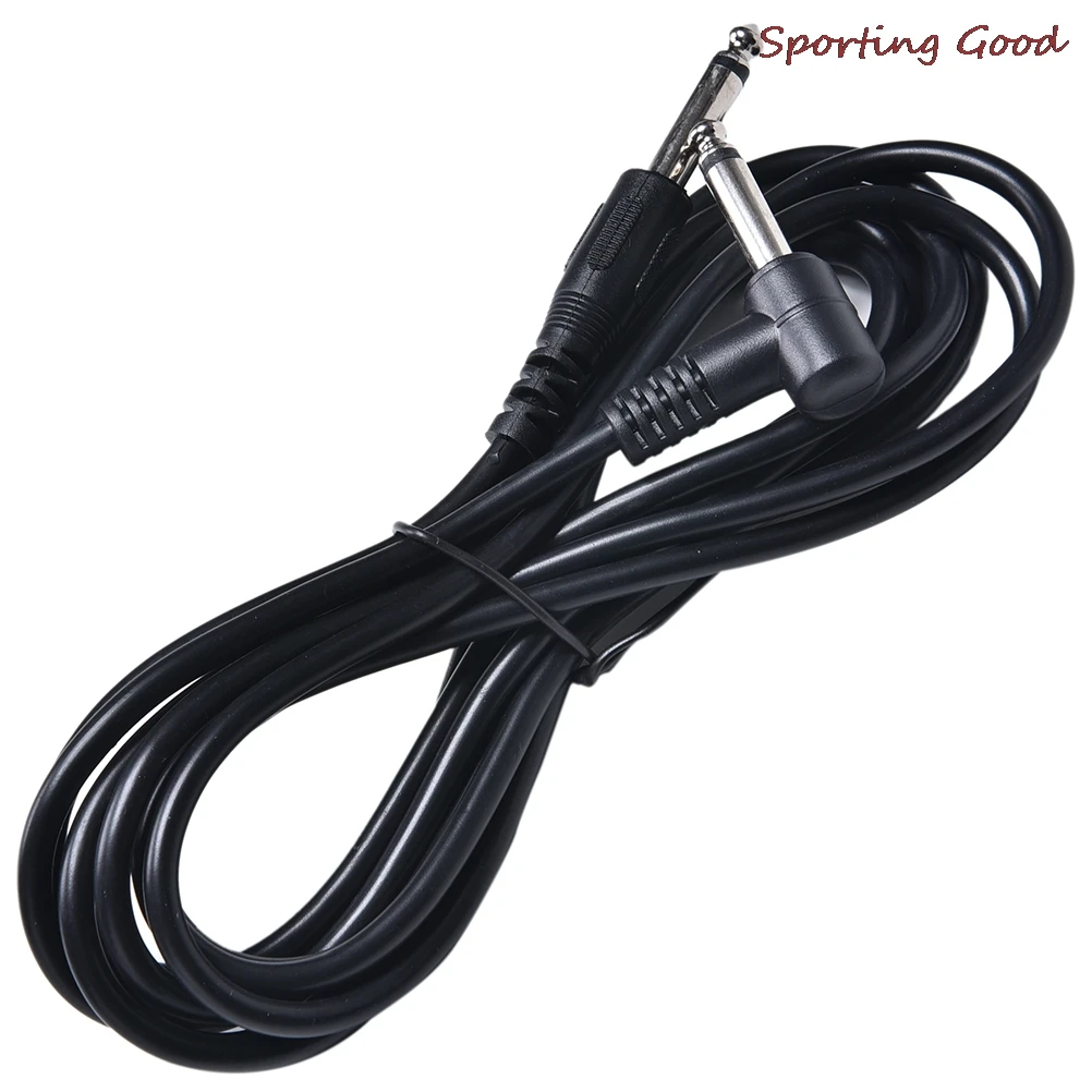 

Hot Sale 3M Electric Patch Cord Guitar Amplifier Amp Guitar Cable With 2 Plugs Black Color