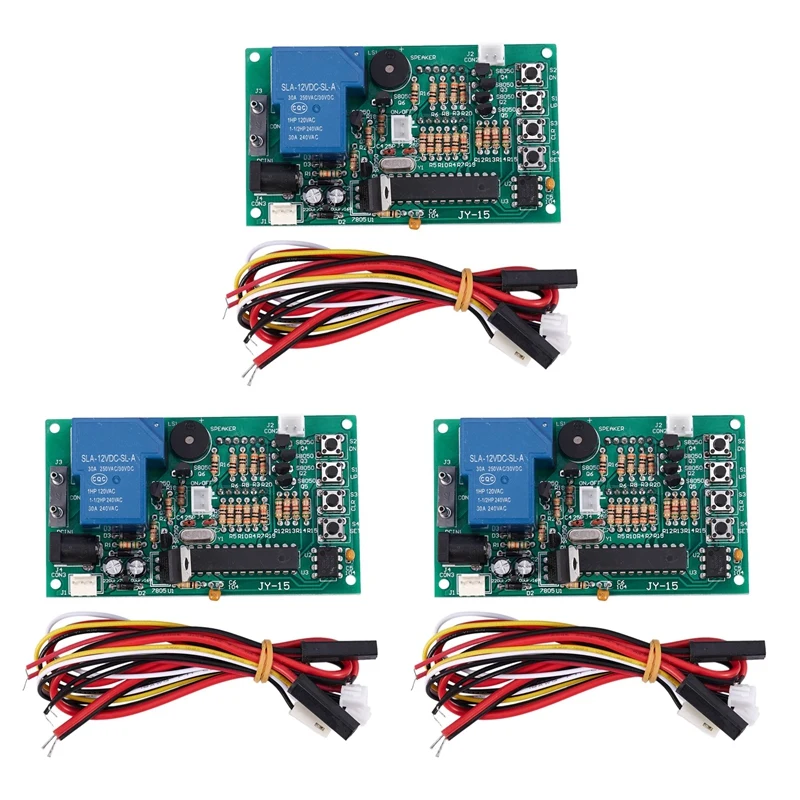 

3X Jy-15A Timer Board Timer Controller Power Supply For Coin Opearted Pump Washing Machines Massage Chairs Chargers