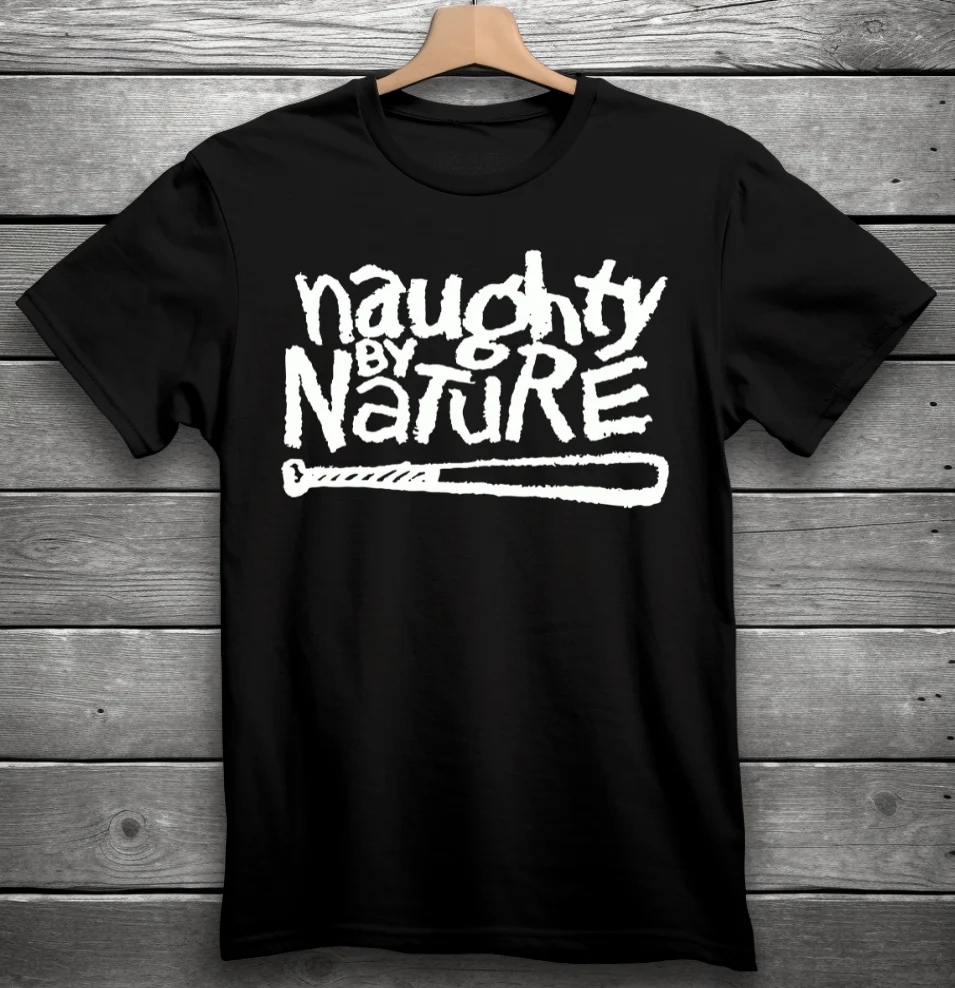 Naughty By Nature Hip-Hop Band T-Shirt Black S-3XL