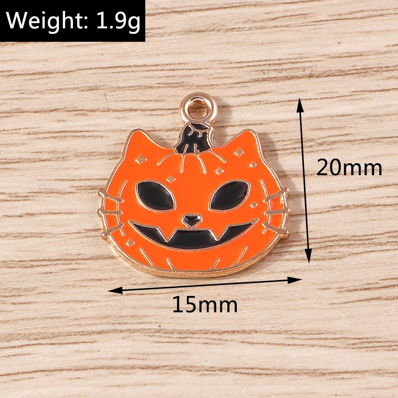 10 Stück 13 x 25 mm Punk-Emaille-Kreuz-Charms für Schmuckherstellung, Anhänger, Halsketten, Ohrringe, DIY, handgefertigte Schlüsselanhänger, Bastelzubehör – Detail 7
