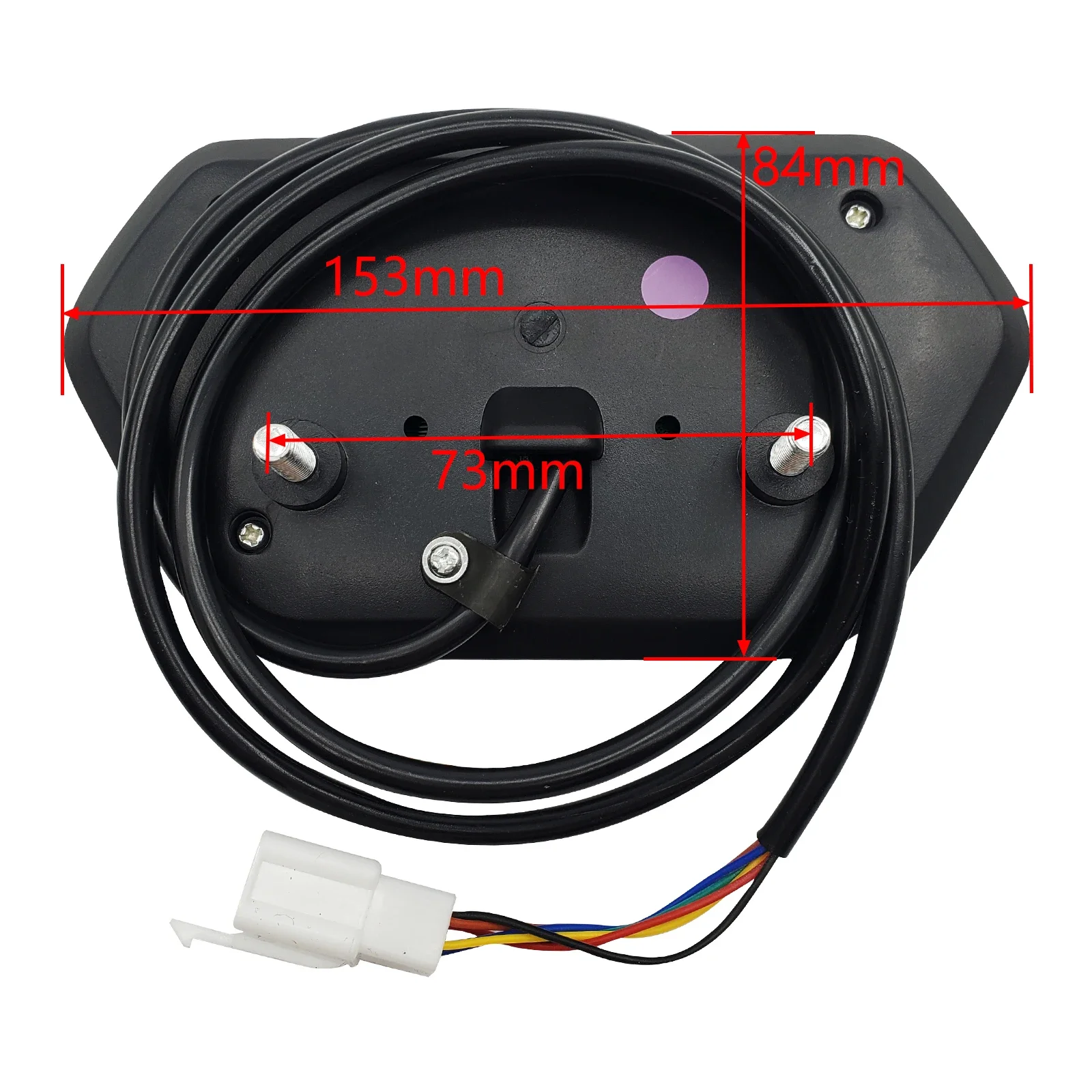 For Citycoco Electric Scooter Speedometer LED Display Meter 48/60/72V Meter Speed Battery Turn Light Head Light Display