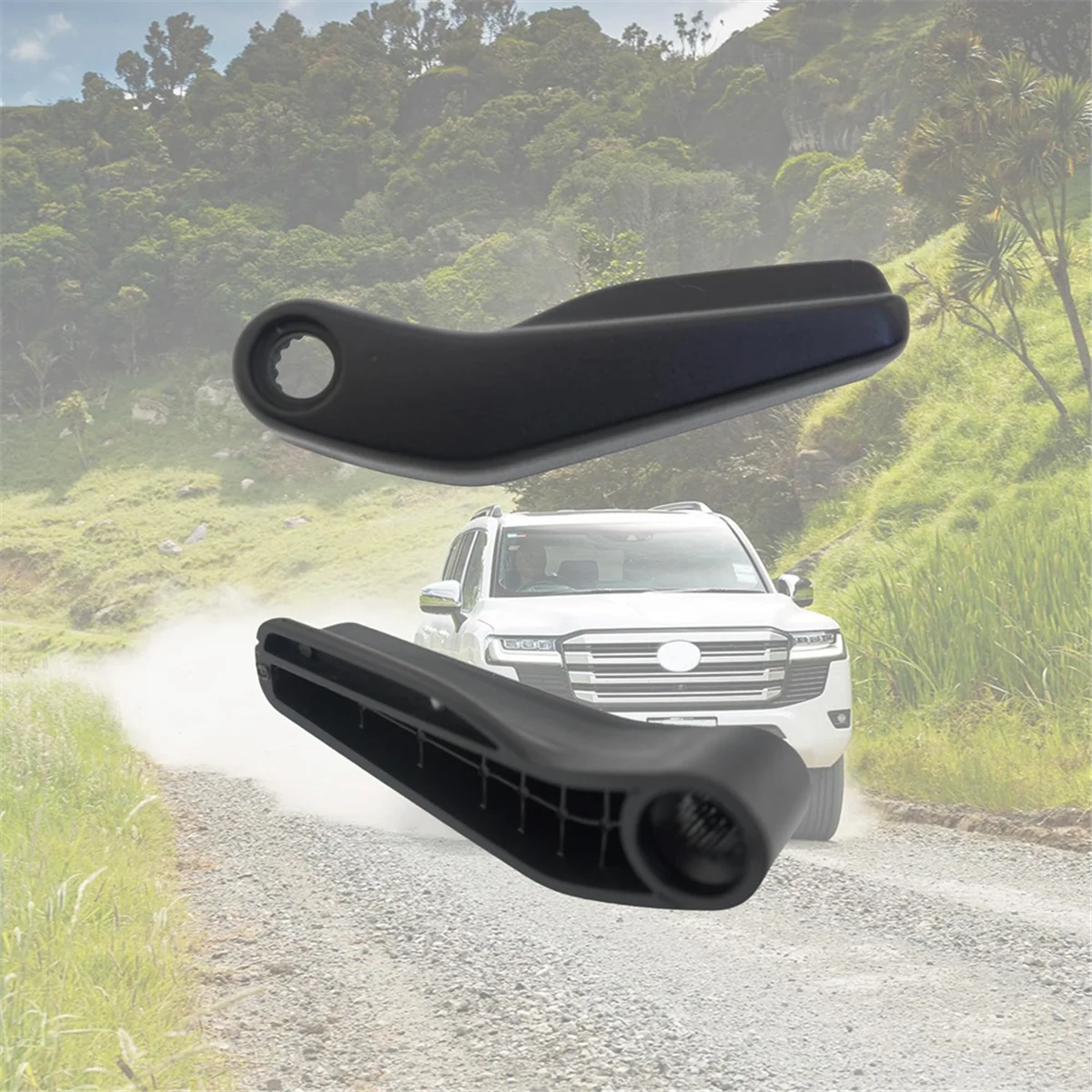 #07D Automotive Parts & Accessories,1 Pcs Back Door Inside unlocking inner handle FOR TOYOTA LEXUS 08-21,Black