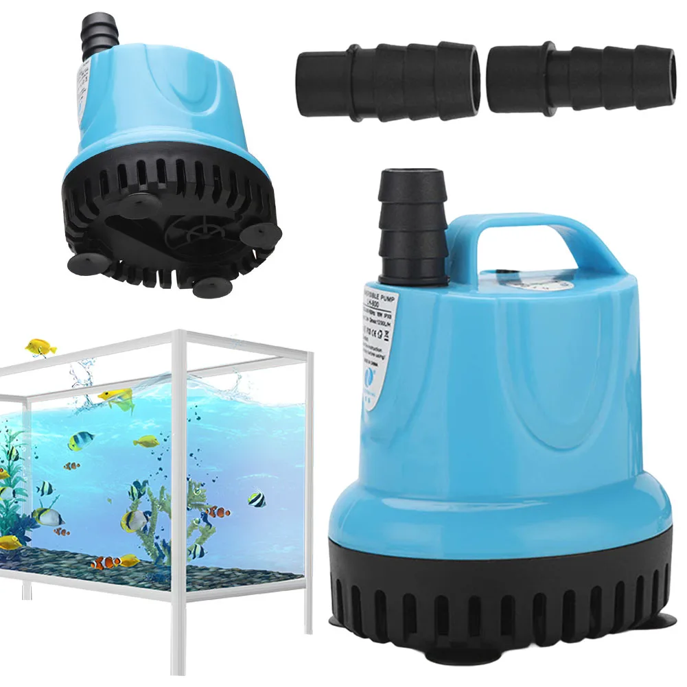10/25/45W Submersible Water Pump Aquarium ปั๊มหมุนเวียนกรองด้านล่างปั๊มดูดถังปลาปั๊มน้ํา US/EU Plug