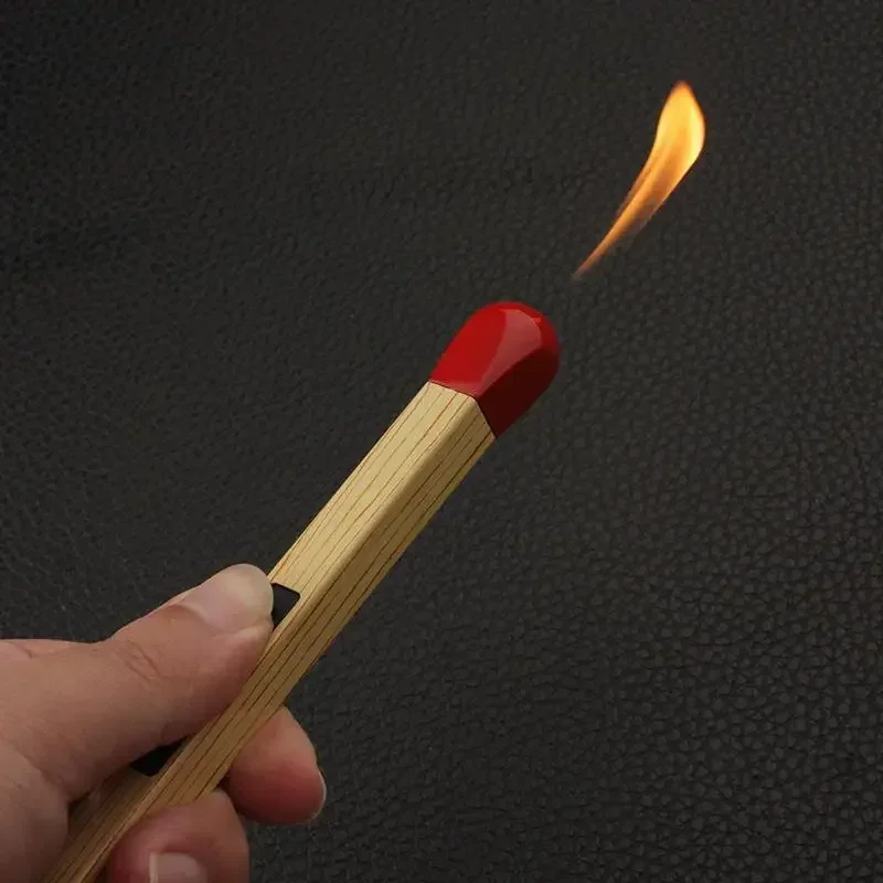 Long Matches Refillable Reusable Lighter Butane Fuel Barbecue Gas Stove Survival Tools Outdoor Men Women Cigarette Accessories