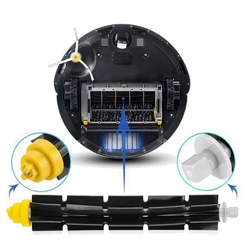 Voor Irobot Roomba 600 Serie 610 620 625 630 650 660 Stofzuiger Hoofdzijborstels Filter Vervangende Onderdeelset