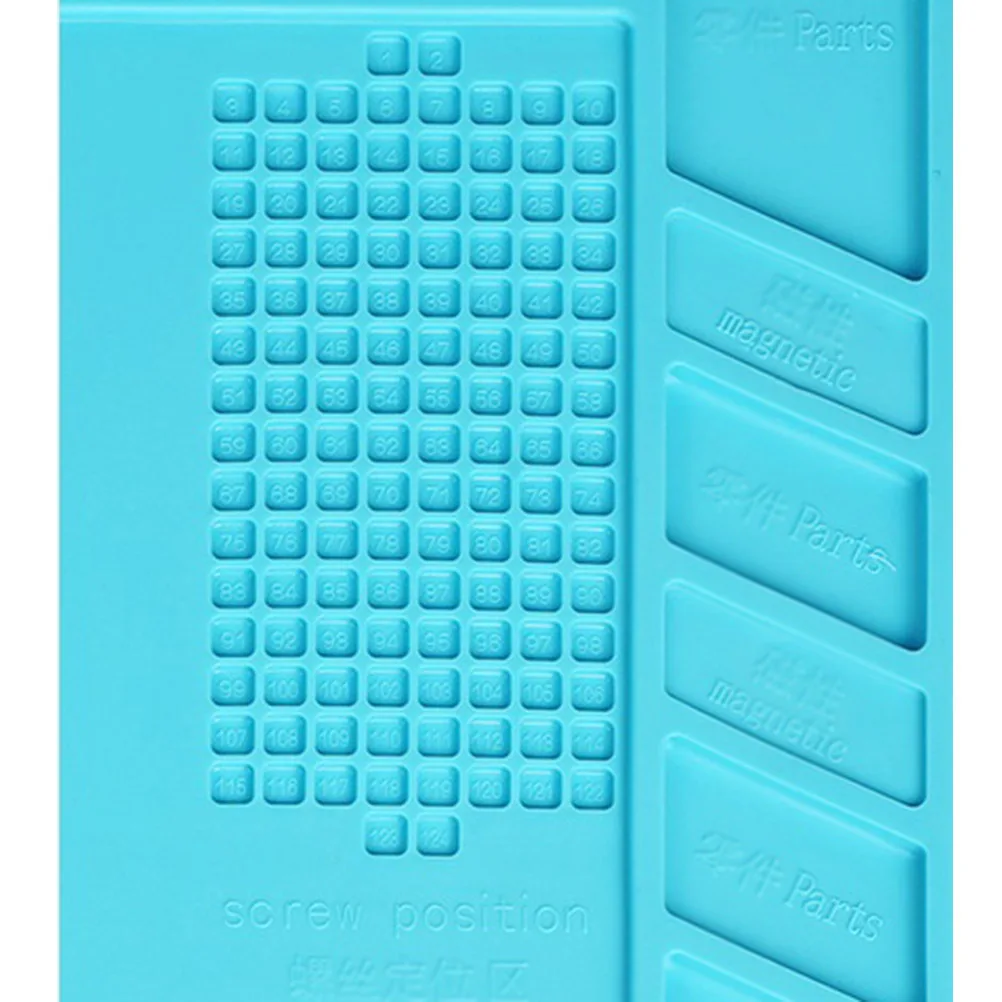 Silicone Anti-Static Repair Mat 160Mm Heat Insulation Non-Slip Soldering Workbench For Mobile Phone Computer Tablet