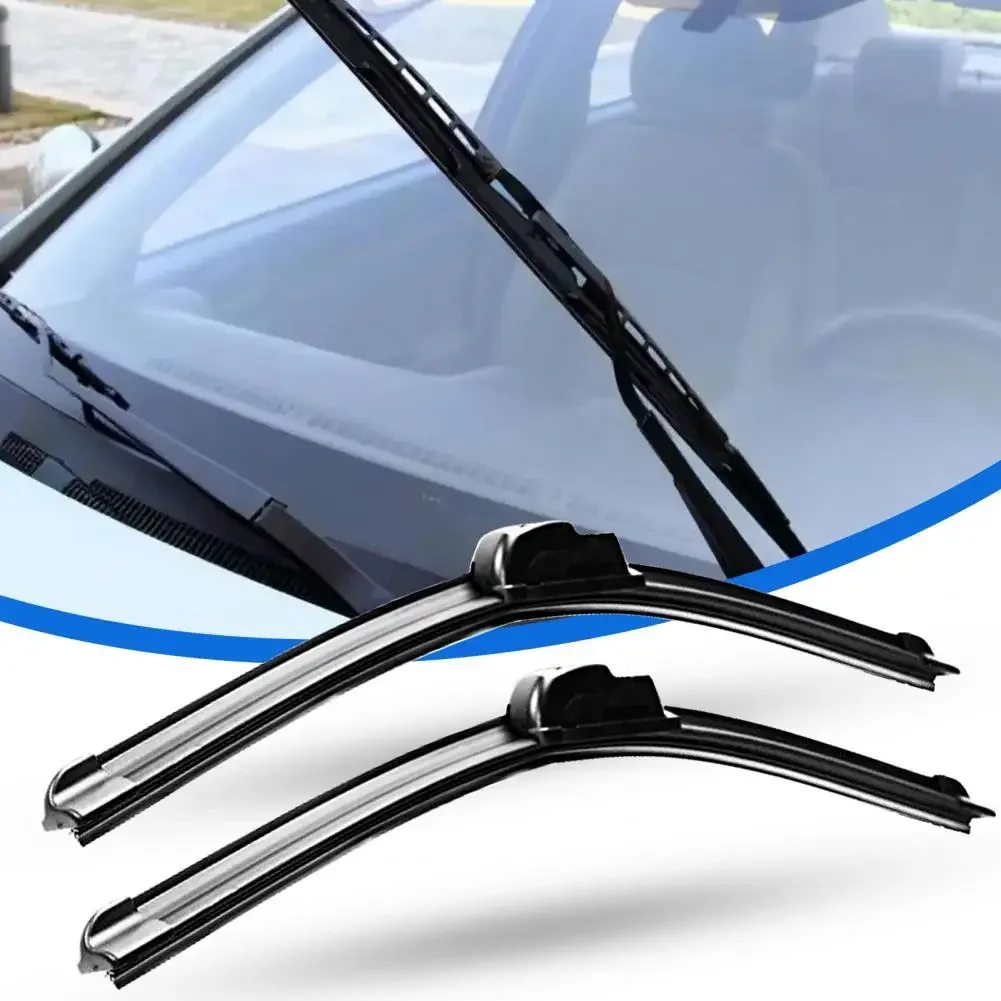 1/2Pcs Car Wiper U-shaped Windshield Wiper Clear Vision Effect Wipers Simple Installation Windscreen Wiper Quiet Mute Car Wipers