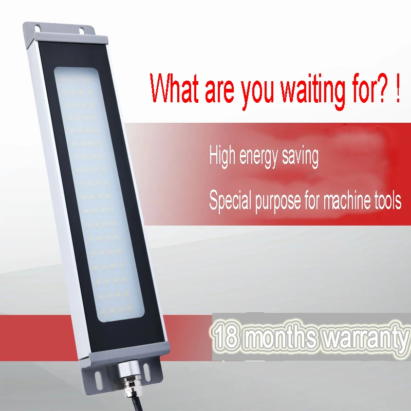 10W-28W Ad Alta Luminosità Super Sottile Più Grande Luce LED Macchina Utensile Luce di Lavoro a prova di Esplosione Impermeabile Per Macchine CNC