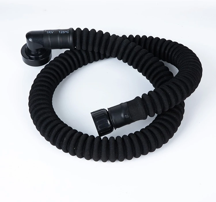The latest electric air supply anti-virus mask connection hose TPE high elastic resistance