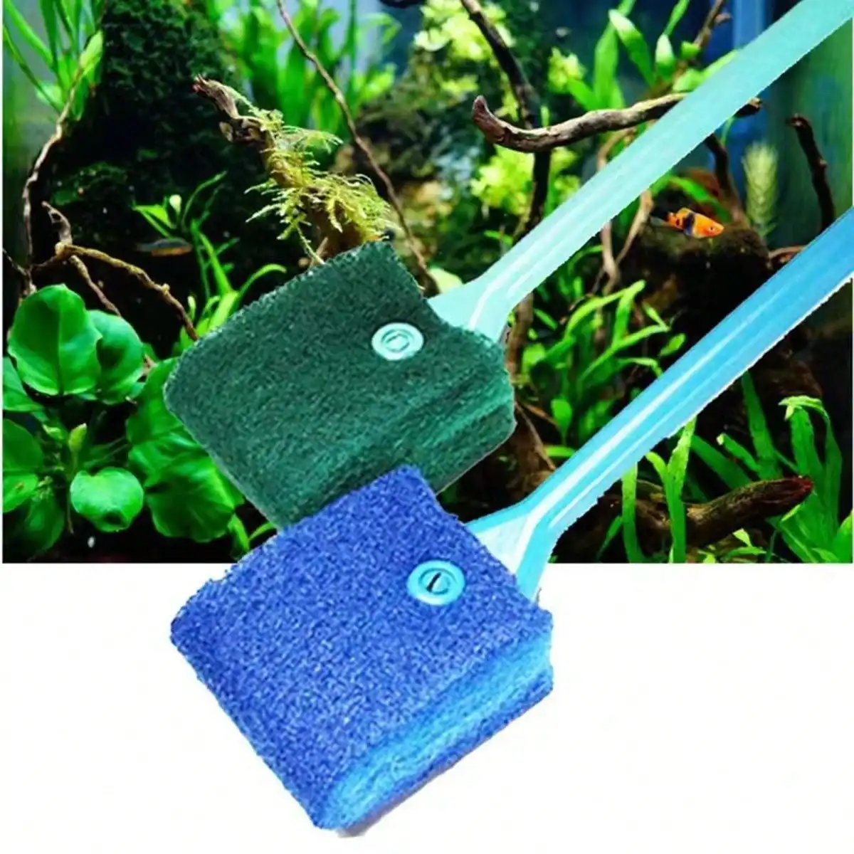 1pcs Aquarium Fish Tank Glass Plant Cleaning Brushes Floating Clean Window Algae Scraper Sponge Accessories Tools High Quality