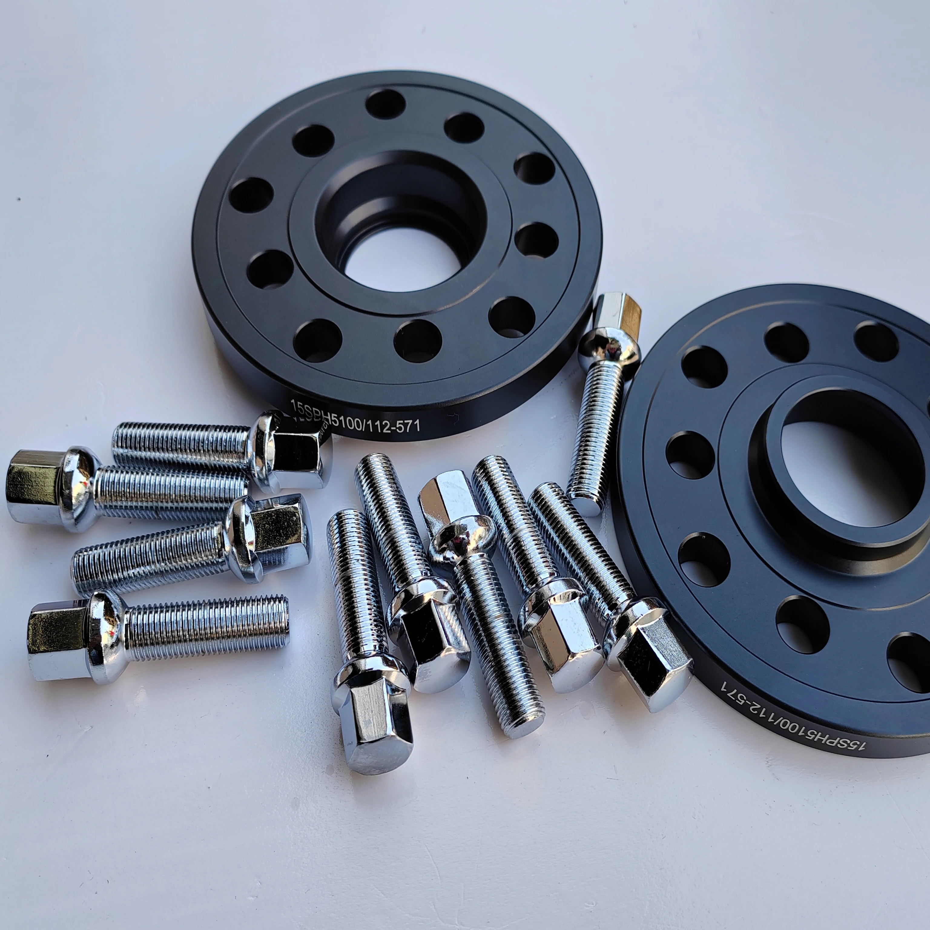 2PCS 12mm/15mm 5x100 & 5x112-57.1mm Hubcenteric Adapter Spacers For Volkswagen Audi A4 A8 Quattro VW Jetta