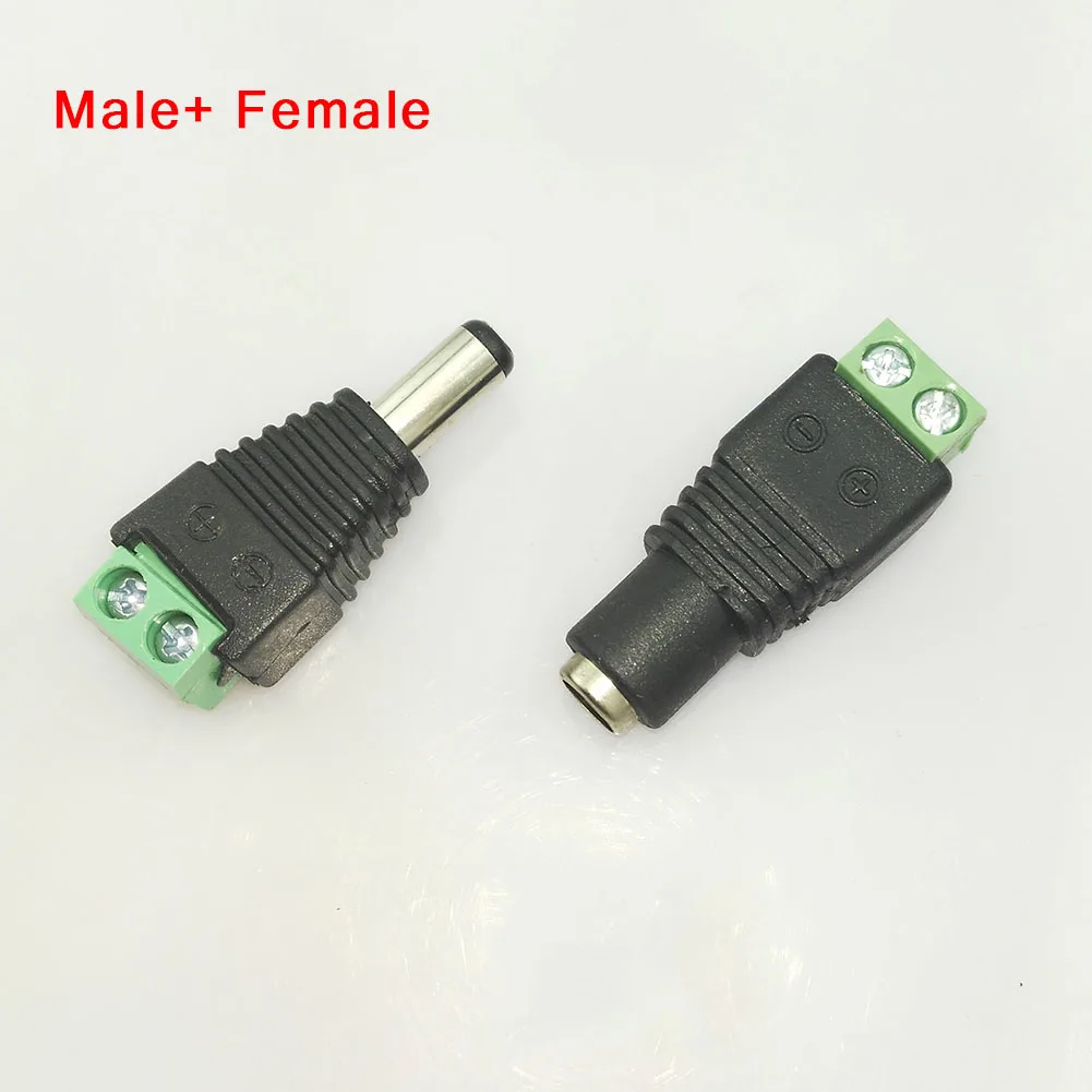 1 paar Coax Cat5 Zu Bnc DC Stecker + Buchse Stecker Adapter Coax BNC UTP Für CCTV Kamera video Balun Stecker C3