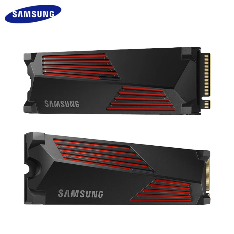 

SAMSUNG Original SSD 990Pro with Heat Sink 1TB 2TB 990 Pro Internal Solid State Disk TLC SSD NVMe M.2 2280 PCIe4.0 SSD for PC