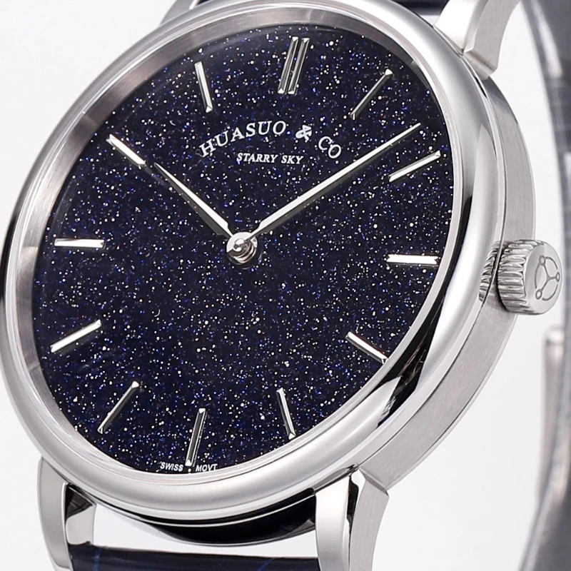 2025 Limited Edition 39Mm ultra-thin watch star disc SW300 automatic mechanical movement waterproof business leisure watch - view 4