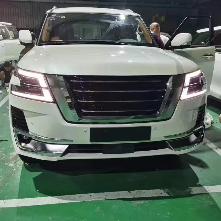 قطع غيار السيارات 2022 البلاتين ترقية عدة RSS نمط طقم الجسم تحويل الوفير الجبهة مصبغة طقم الجسم Y62 #3