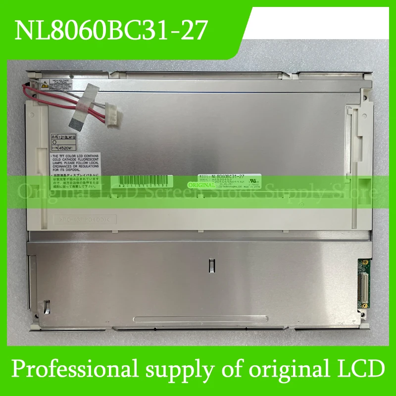 

NL8060BC31-27 12.1 Inch Original LCD Display Screen Panel for NEC Brand New and Fast Shipping 100% Tested