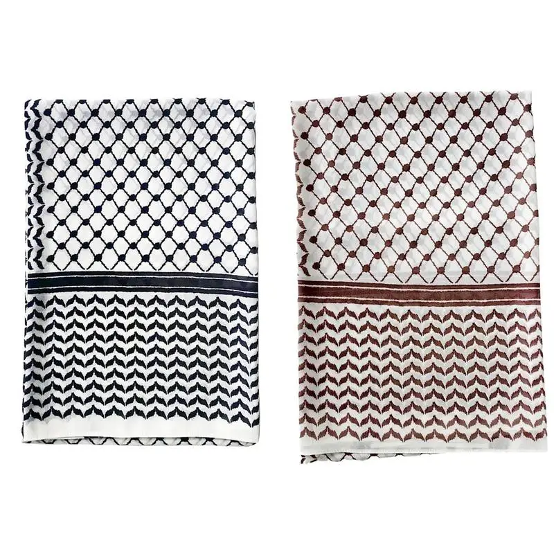 Hijab Chiffon impresso para senhoras, xale feminino, de alta qualidade, Israel Keffiyeh