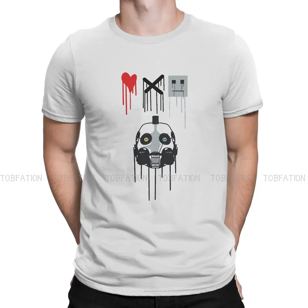 Logo Art Classic Harajuku TShirt Love Death Robots TV Printing Tops Leisure T Shirt Men Short Sleeve Unique Gift Clothes