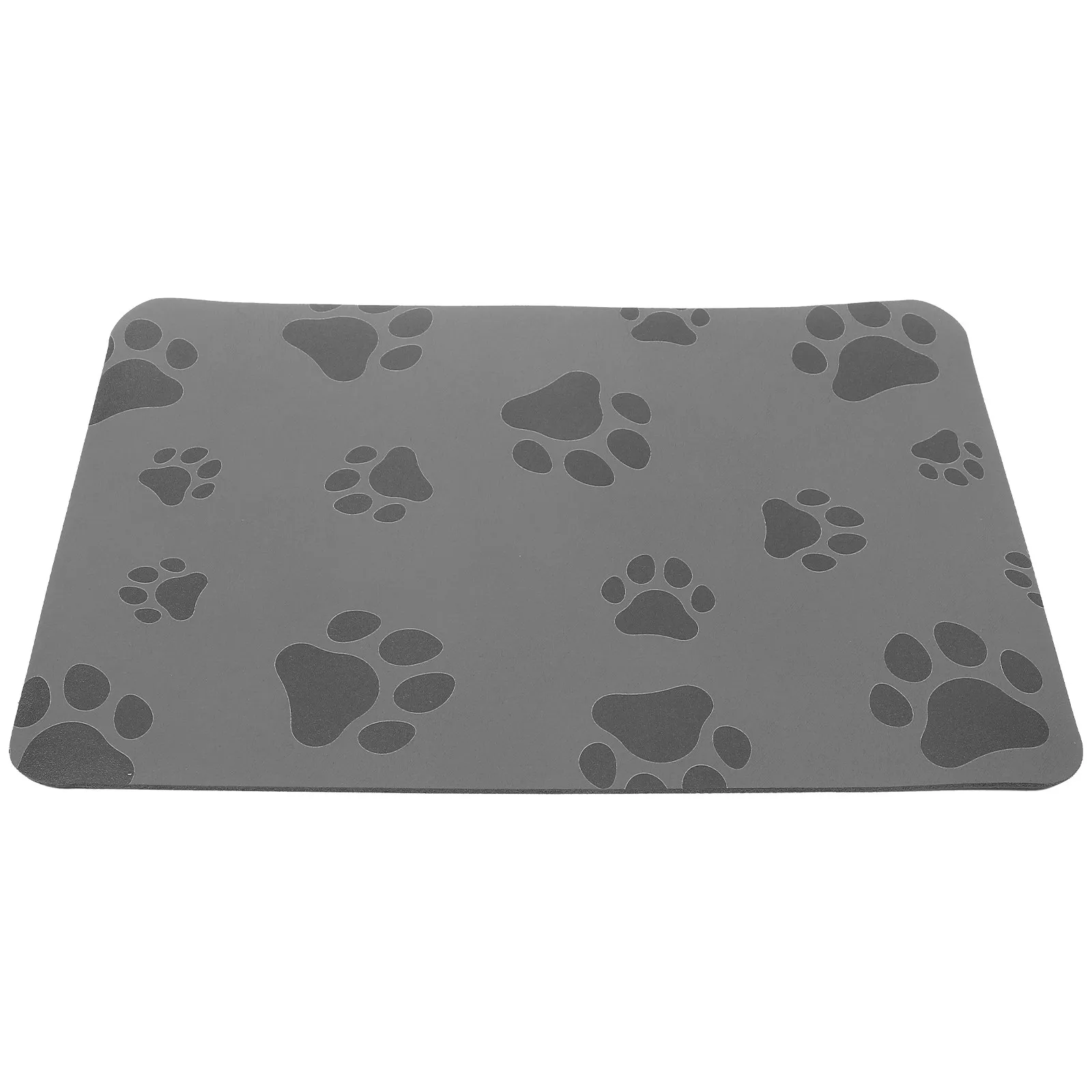 Pet Food Mat Absorbent Anti Stains Dog Cat Bowl Mat Quick Dry Reusable Easy to Clean Thick Pet Placemat Puppy Feeding Placemat