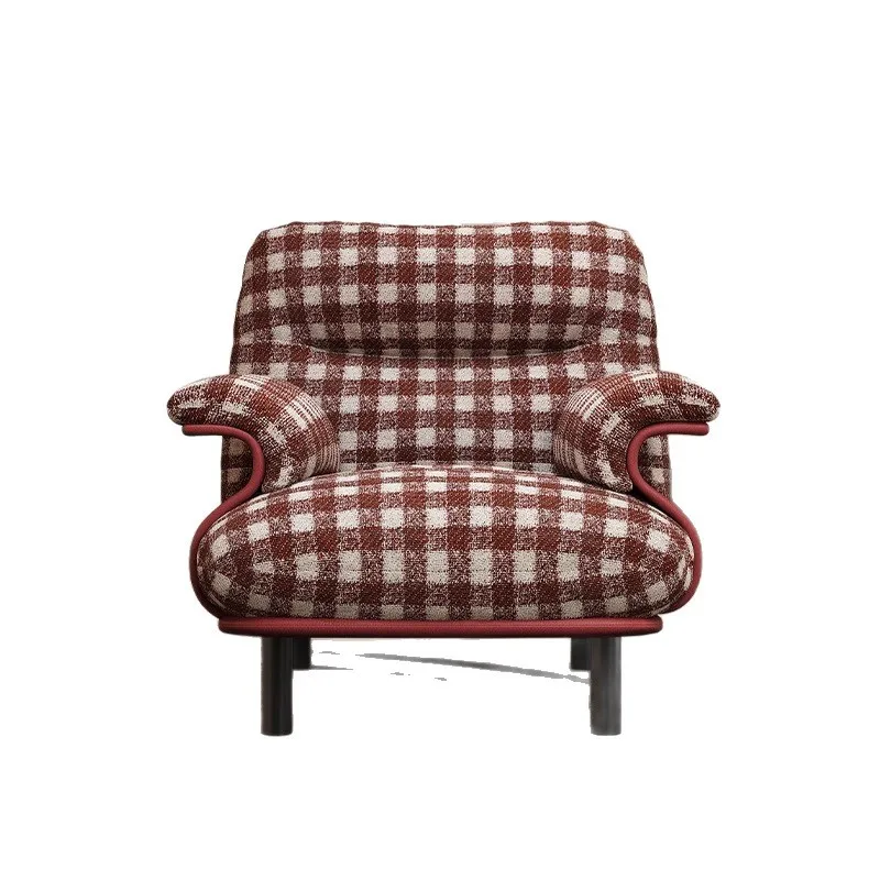 

Household lazy recliner, down-wrapped living room single sofa
