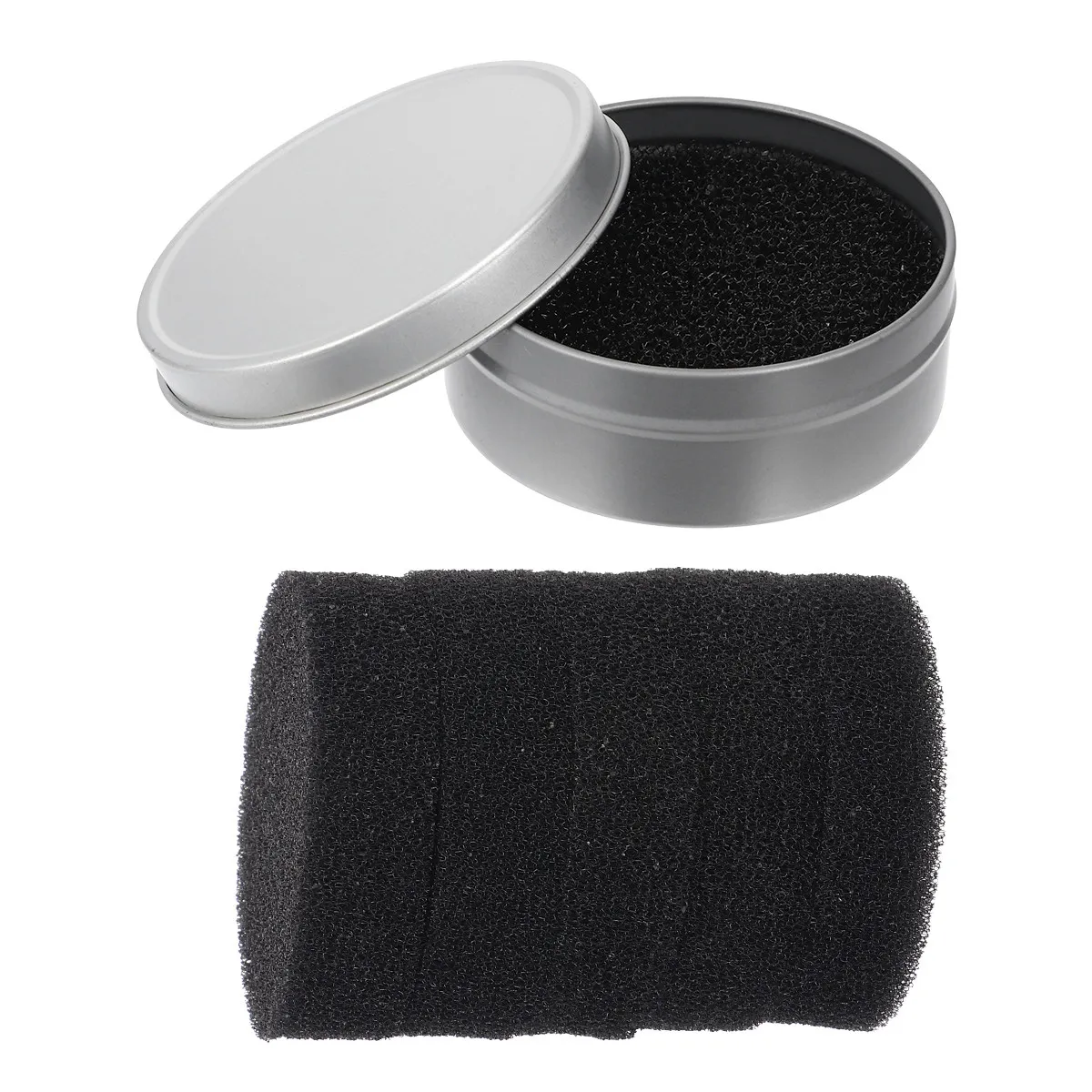 1 Juego de Esponjas Limpiadoras de Brochas de Maquillaje, Removedor de Color en Seco, Eficiente para Limpiar Polvo y Pigmentos, Herramienta de Maquillaje No Líquida