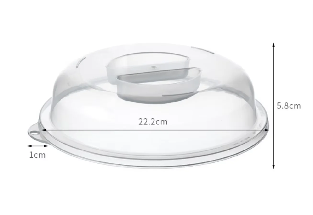 غطاء رش الميكروويف، غطاء الميكروويف للأغذية، غطاء حماية كبير للوحة الميكروويف مع فتحات البخار، يحافظ على نظافة