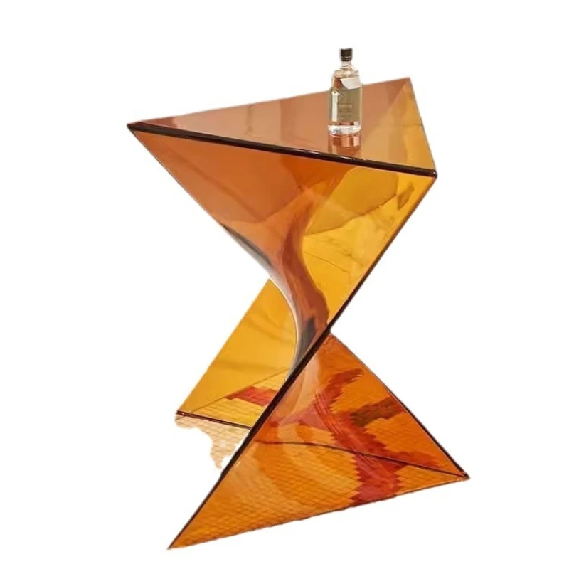 ins creative sofa side table modern simple small apartment geometric coffee table