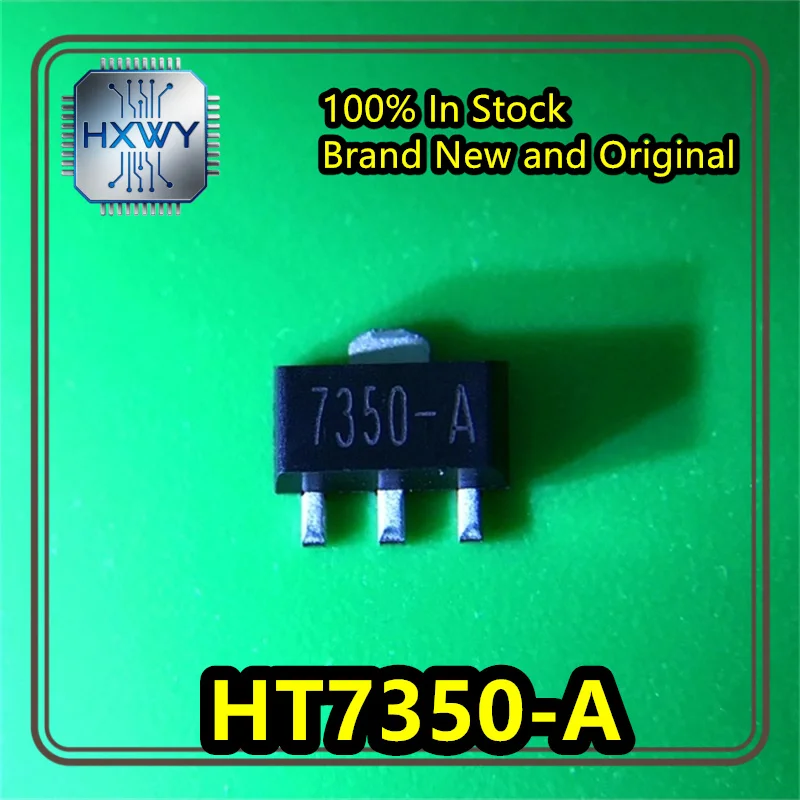(50/200 pieces) HT7350-A SOT-89 5V/0.25A Low Dropout Linear Regulator (LDO) Chip - Brand New, Original, In Stock - Electronic IC