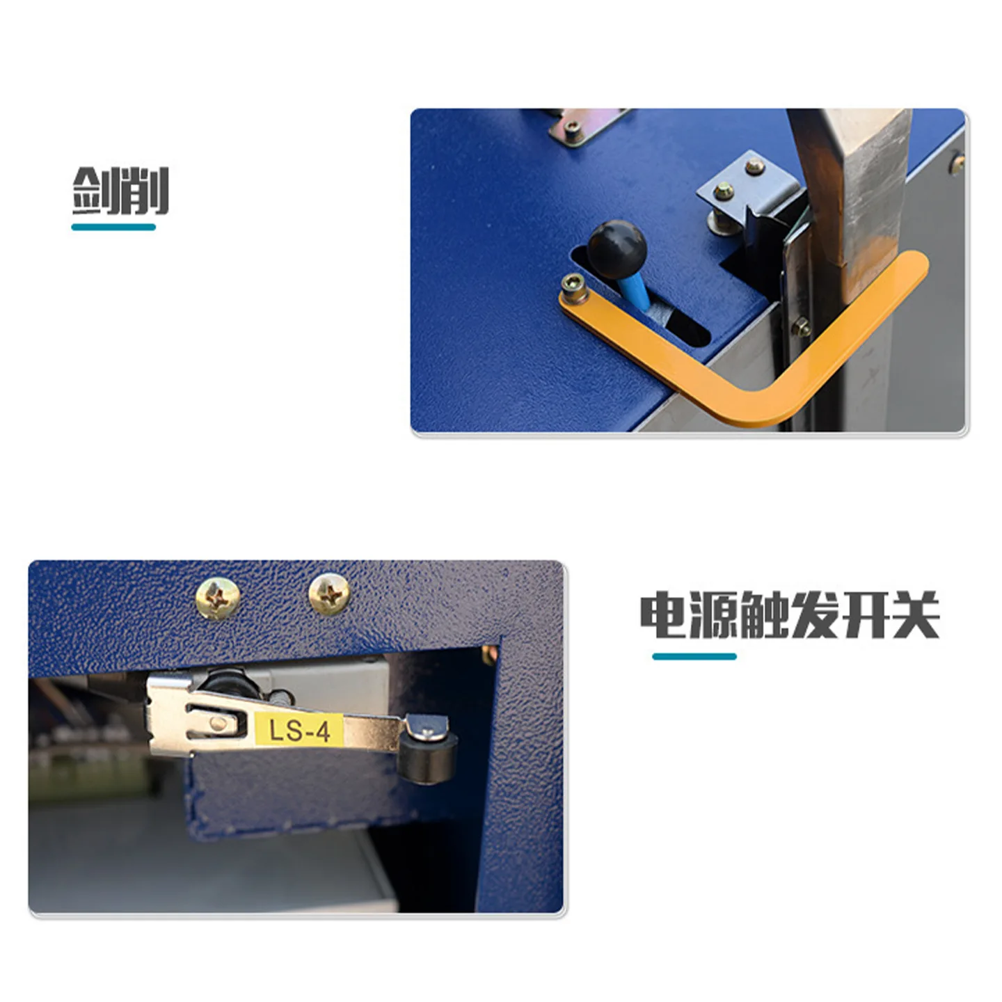 LH tray plastic steel belt baler semi-automatic belt threading machine hand push wooden board binding