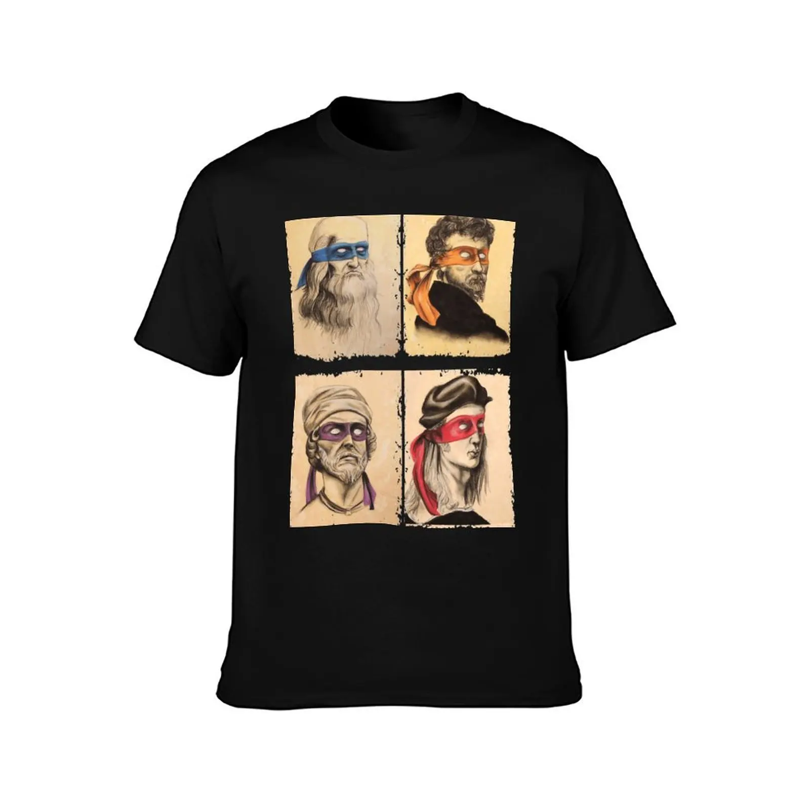 Funny Italian Artists Turtles Art Lovers Gift Renaissance Ninja Artists for women me T-Shirt
