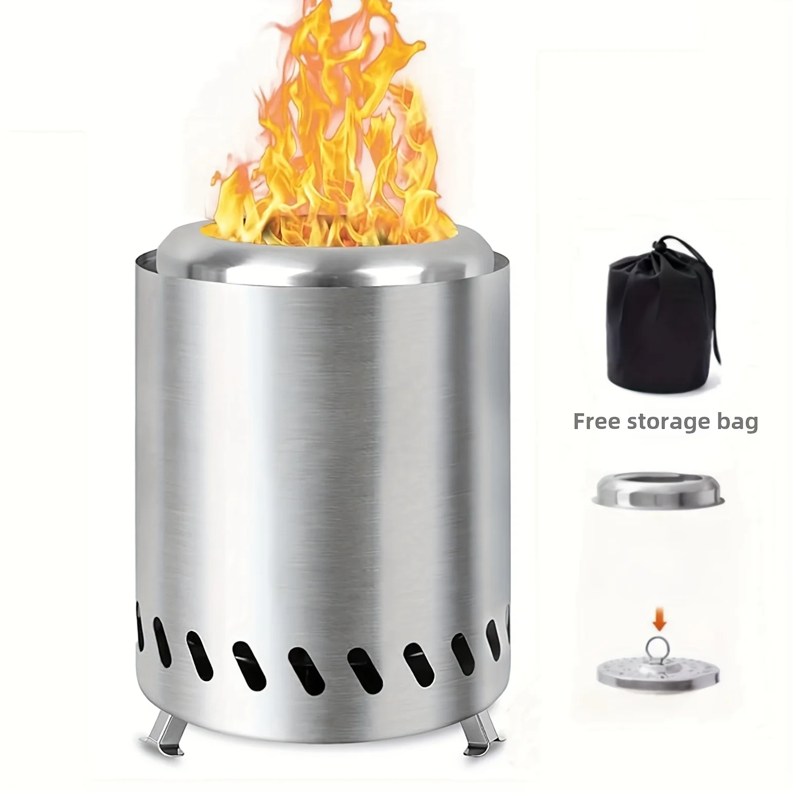 Smokeless Tabletop Fire Pit Indoor Outdoor Table Top Firepit Mini Fire Pit Wood Burning Or Pellet Fueled Portable Bonfire