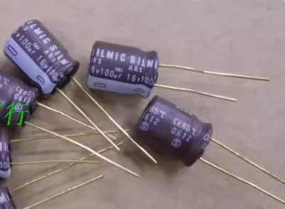 10pcs/lot Japanese original ELNA gold foot capacitor 16V 100UF 10x13mm SILMIC ARS electrolytic capacitor free shipping