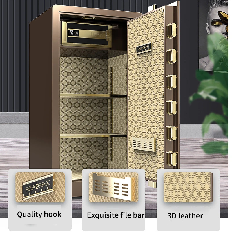 Factory Luxury Large Office Equipment Lockers Safe Deposit Boxes Home Digital Big Smart Digital Safes