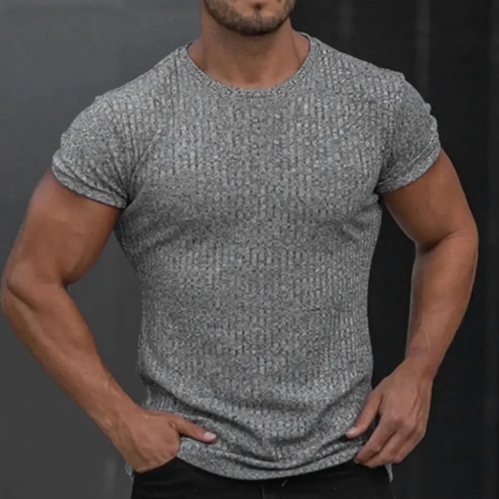 New Colour Men Fitness T-shirt Men's Sporting Skinny Tee Shirt Male Gym Running Quick Dry T-shirt Casual Sports Clothing