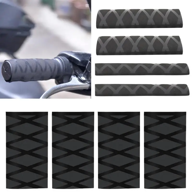 1Pair Motorcycle Handlebar Sleeve Non-Slip Universal Multicolor Heat Shrink Grip Rubber Grip Accesorios Motorcycles