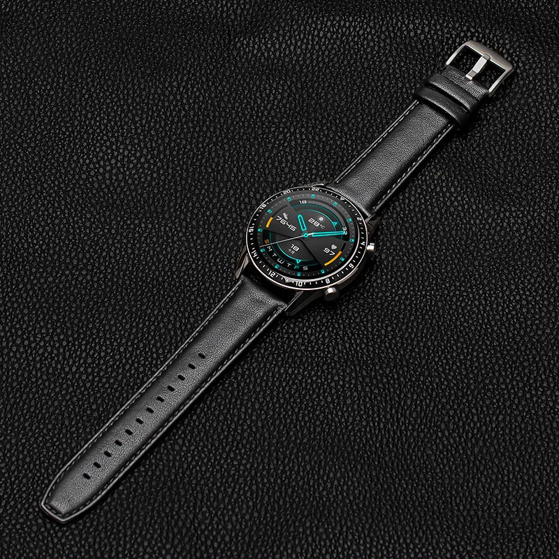 Кожаный ремешок ASLD подходит для часов Huawei