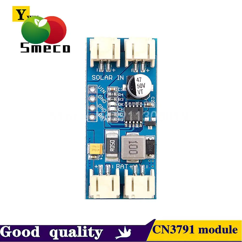 1 Cell Lithium Battery Charging 3.7V 4.2V CN3791 MPPT Solar Panel Regulator Controller Module  6V 9V 12V