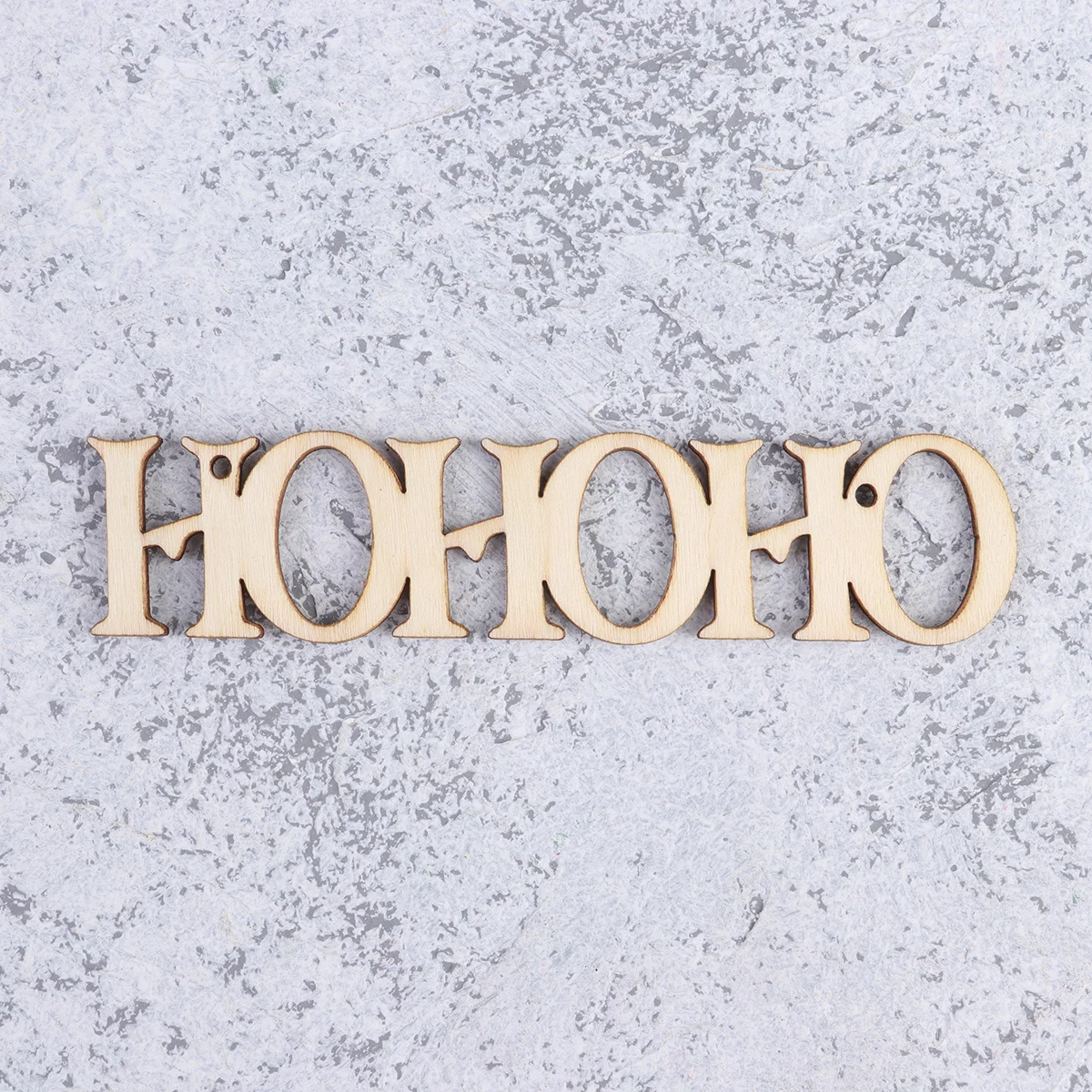 

20Pcs Wooden Christmas Hanging Ornaments Letter Hohoho Pendant Premium Material Christmas Tree Decorations DIY Craft Painted