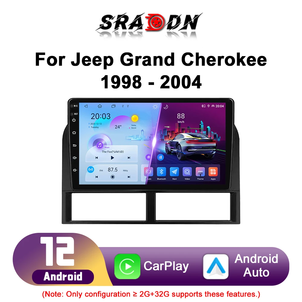 

Для Jeep Grand Cherokee WJ 1998 1999 2000 2001 2002 2003 2004 Android Автомобильный радиоприемник Автомобильный мультимедийный плеер GPS-навигация Экран Carplay Авто Стерео